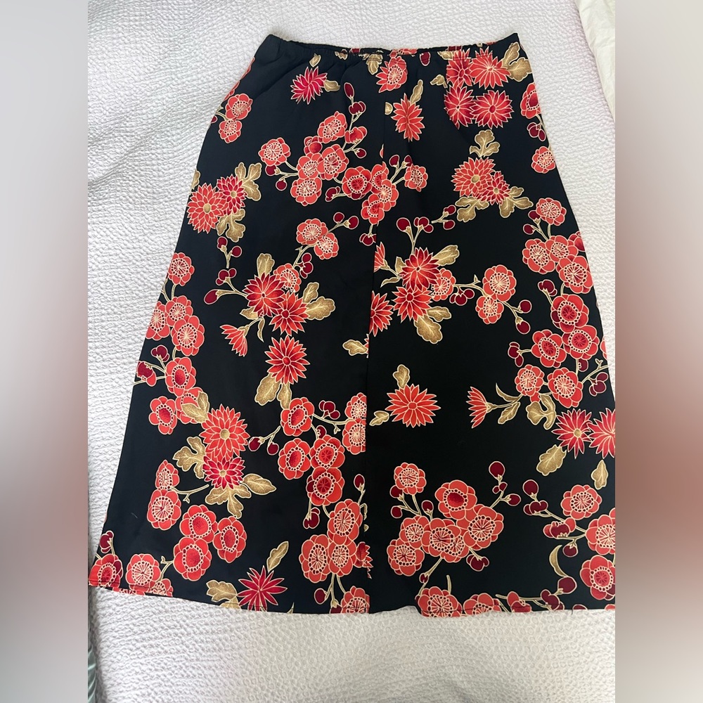 vintage 90s midi skirt